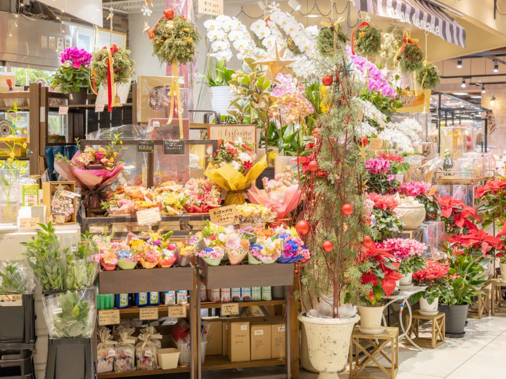 花テラス フジグラン緑井店の店内