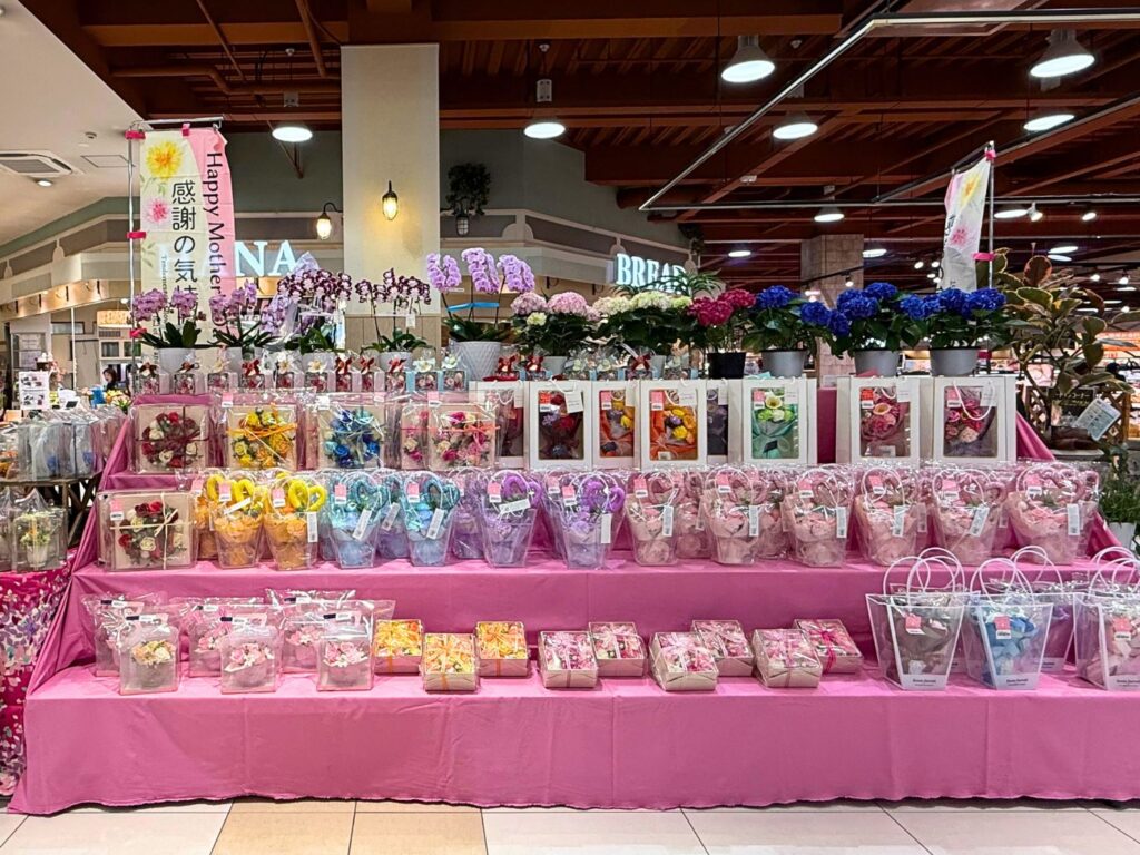 母の日催事_花テラスフジグラン緑井店